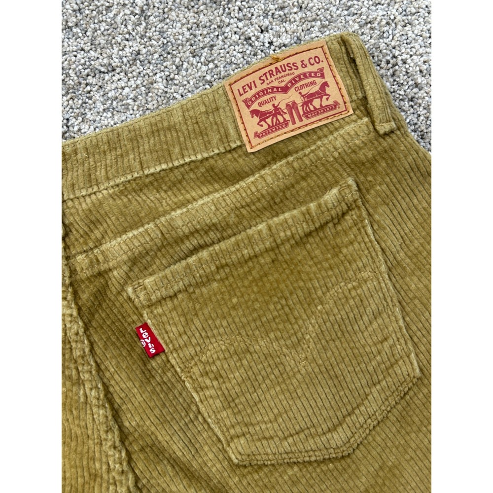 Levis Slim Corduroy Pants Mens 31x30 Straight Leg Stretch #0747